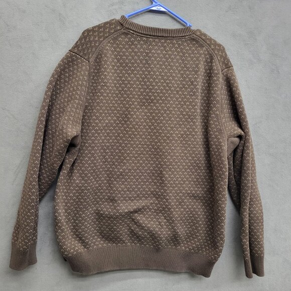 Duluth Trading‎ Co. Men's Birdseye All Over Crew Sweater Size XL Strongarm Heavy - Picture 2 of 6